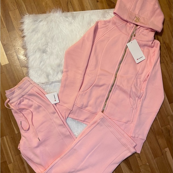 lululemon athletica Tops - Lululemon Scuba Set Pink/Gold